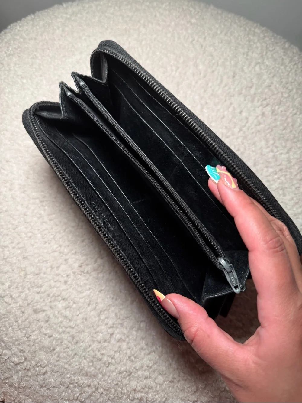 Prada Black Nylon Wallet - Picture 6 of 10